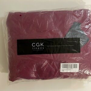 CGK…4pc…Burgundy Color…Sheet Set…FULL Size